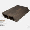 Thanh lam gỗ trang trí WPC  Skywood LO90209SR - Rosewood - 20mm