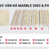 Bộ tấm ốp PVC vân đá Marble PVC2002 và phụ kiện 02