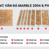 Bộ tấm ốp PVC vân đá Marble PVC2004 và phụ kiện 04
