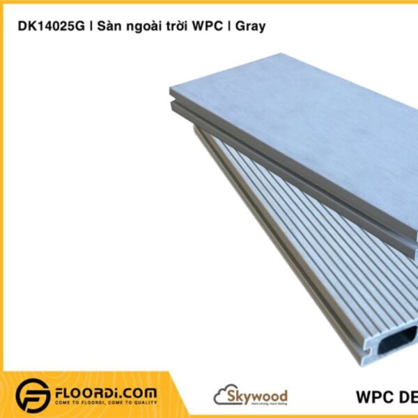 Sàn ngoài trời WPC DK14025G - Gray - 25mm